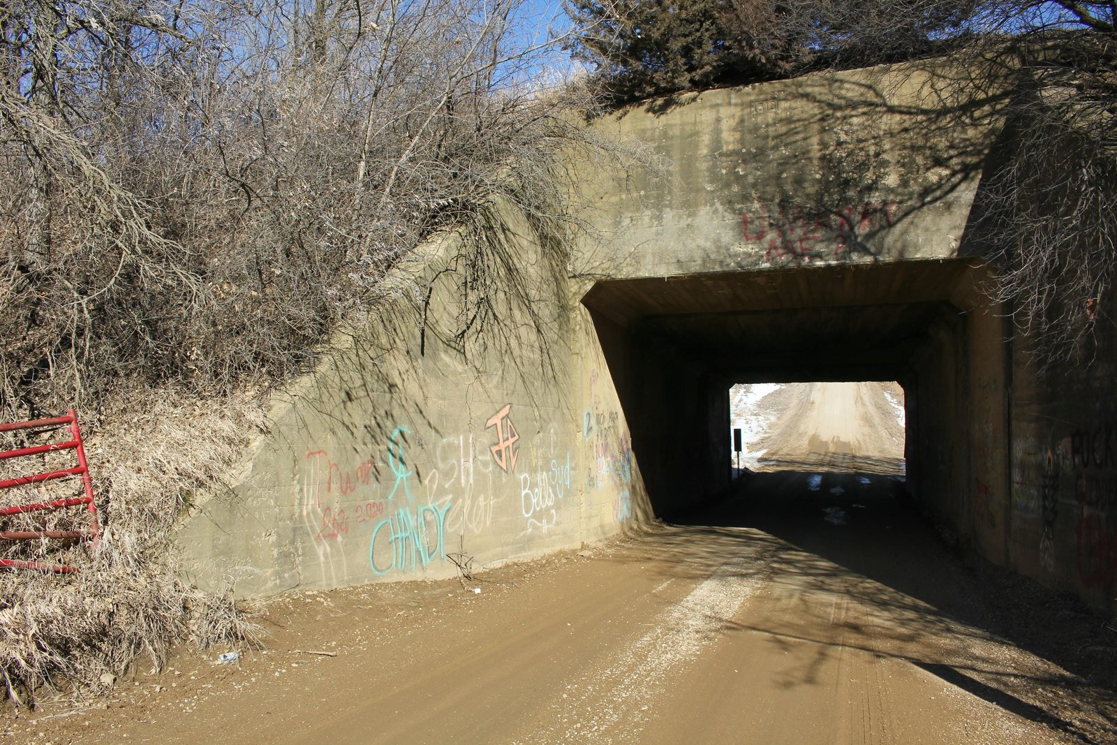 West abutment